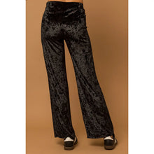 Load image into Gallery viewer, Velvet wide leg pants
