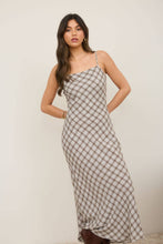 Load image into Gallery viewer, Aria Plaid Maxi Dress
