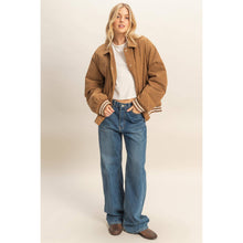 Load image into Gallery viewer, Corduroy Varsity Jacket
