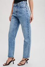 Load image into Gallery viewer, Denim High-Rise Straight Leg Jeans
