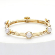 Load image into Gallery viewer, Pearl  Stretch Bracelet
