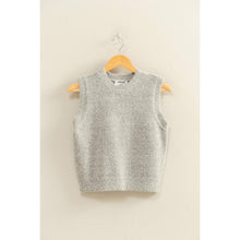 Load image into Gallery viewer, Sleeveless Crew Neck Knit Top
