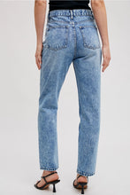 Load image into Gallery viewer, Denim High-Rise Straight Leg Jeans
