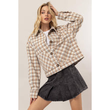 Load image into Gallery viewer, Plaid Short Jacket
