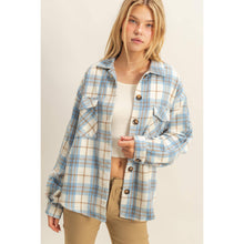 Load image into Gallery viewer, Collared Plaid Shacket
