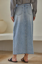 Load image into Gallery viewer, Thrill ride denim skirt
