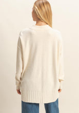Load image into Gallery viewer, Amelia – Cream Oversized Knit Sweater
