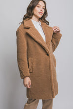 Load image into Gallery viewer, The Cozy Camel Teddy Coat
