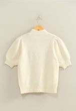 Load image into Gallery viewer, Clara – Puff Sleeve Knit Top
