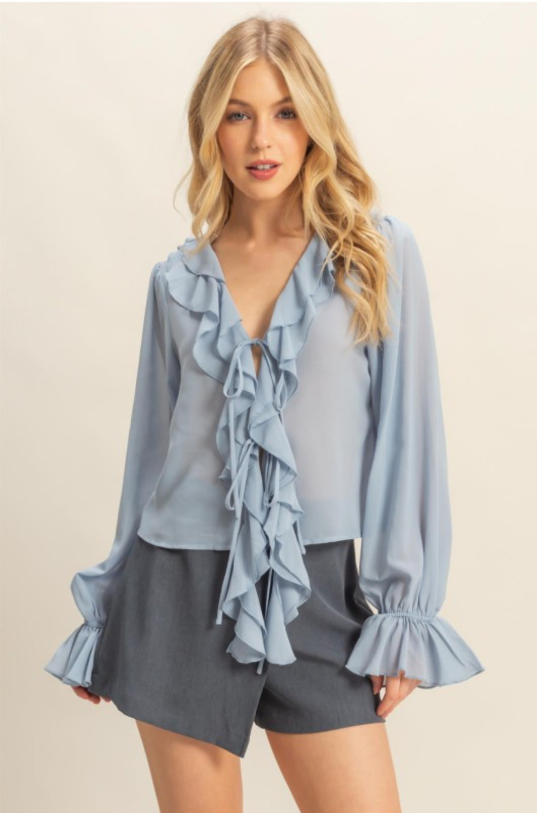 Isabella Ruffle Blouse