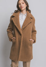 Load image into Gallery viewer, The Cozy Camel Teddy Coat
