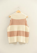 Load image into Gallery viewer, Sophia – Striped Knit Sweater Vest
