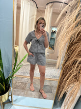 Load image into Gallery viewer, Gingham Front Tie Top
