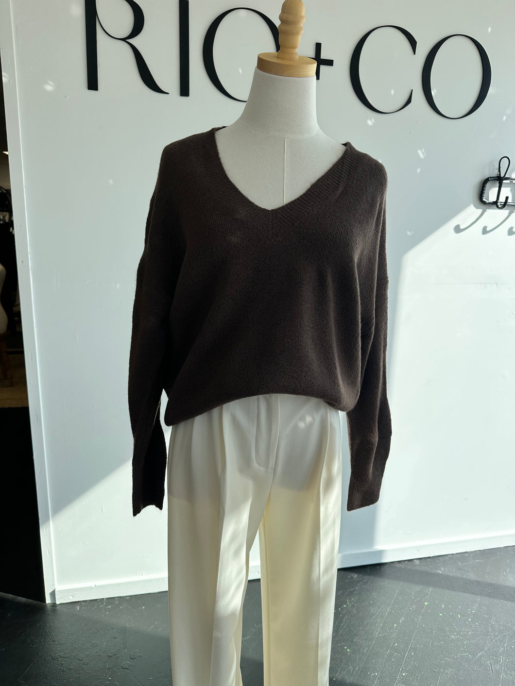 Faye sweater (brown)