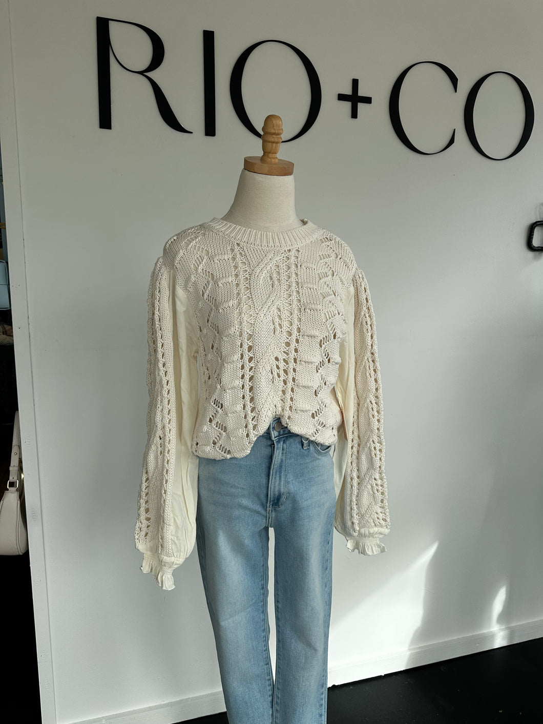 Evelyn knit sweater
