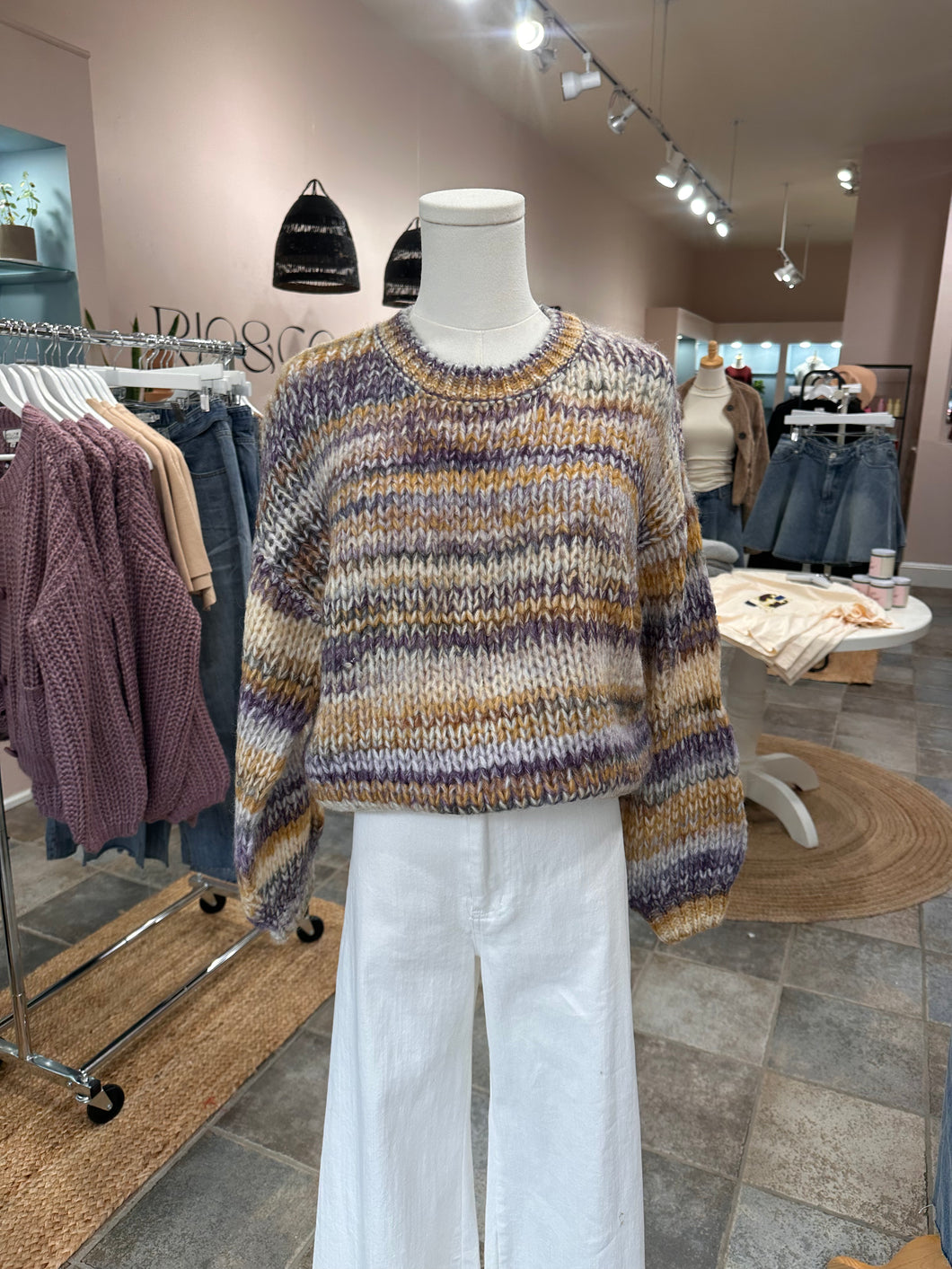 The Cambria Marled Sweater