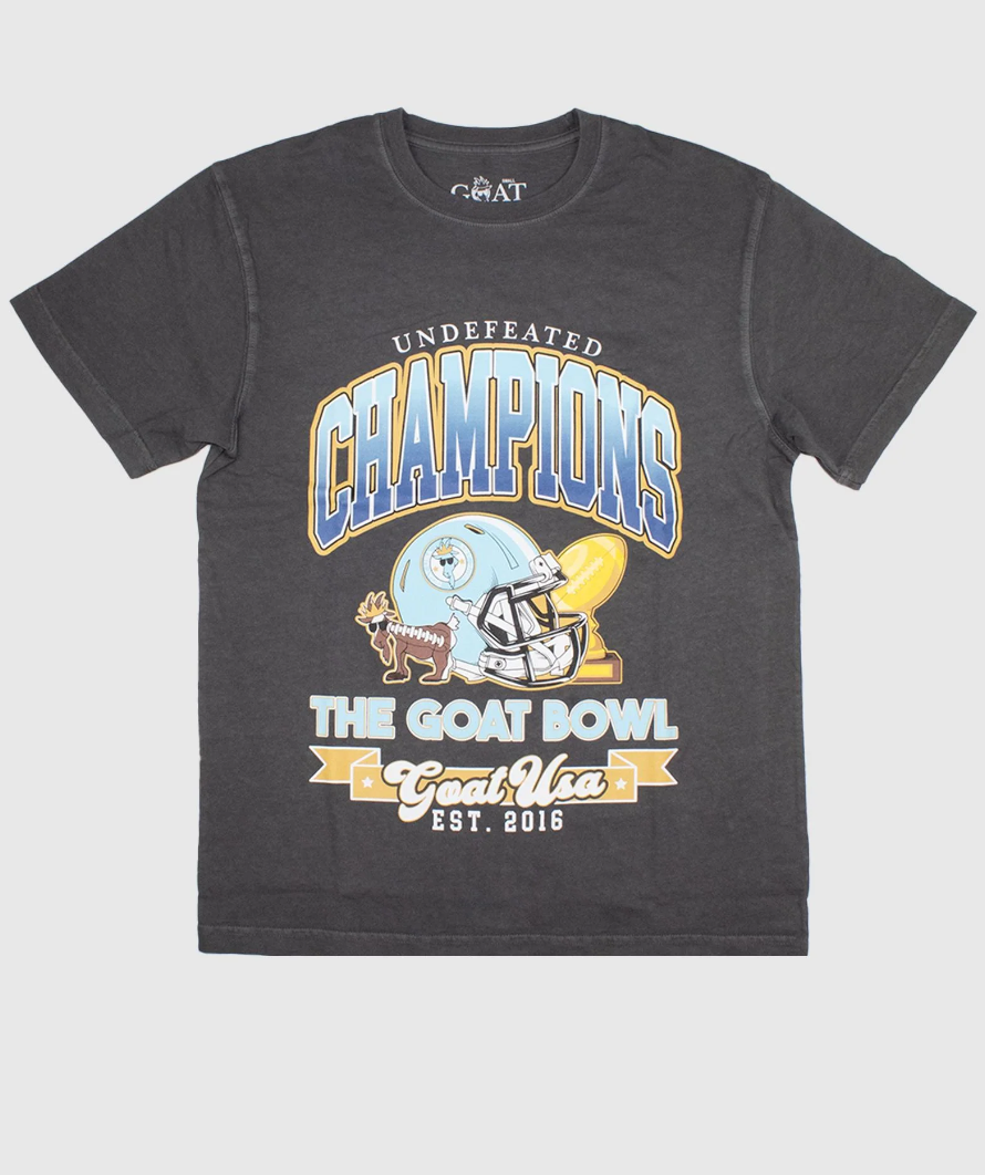 Goat USA undefeated football T-shirt