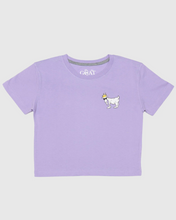 Load image into Gallery viewer, Goat USA OG Women&#39;s Crop Top (purple)

