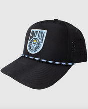 Load image into Gallery viewer, Goat USA black athletic trucker hat
