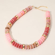 Load image into Gallery viewer, Chunky Resin Disc Beaded Necklace
