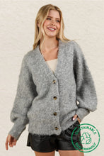 Load image into Gallery viewer, mohair button down cardigan
