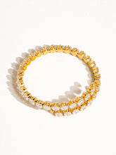 Load image into Gallery viewer, Zoe 18K Gold Non-Tarnish Cz Glam Bracelet
