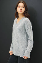 Load image into Gallery viewer, Oversized V-Neck Sweater
