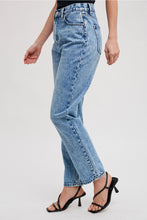 Load image into Gallery viewer, Denim High-Rise Straight Leg Jeans
