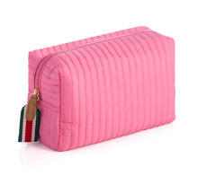 Load image into Gallery viewer, Ezra Large Boxy Cosmetic Pouch: Pink
