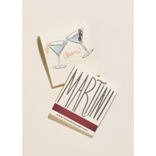 Load image into Gallery viewer, Martini Printed 10 Stem Matchbooks
