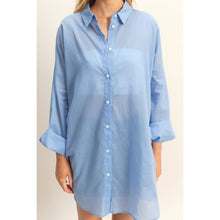 Load image into Gallery viewer, Button Down Tunic Shirt
