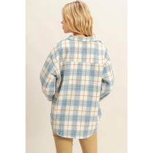 Load image into Gallery viewer, Collared Plaid Shacket
