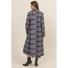 Load image into Gallery viewer, Plaid Long Coat

