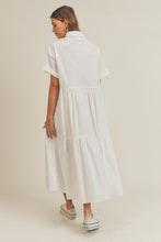 Load image into Gallery viewer, tiered poplin dress
