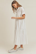 Load image into Gallery viewer, tiered poplin dress
