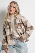 Load image into Gallery viewer, Teddy Plaid Jacket

