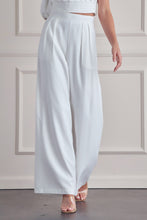 Load image into Gallery viewer, wide leg white pants
