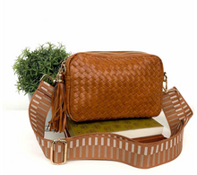 Load image into Gallery viewer, willow woven crossbody bag
